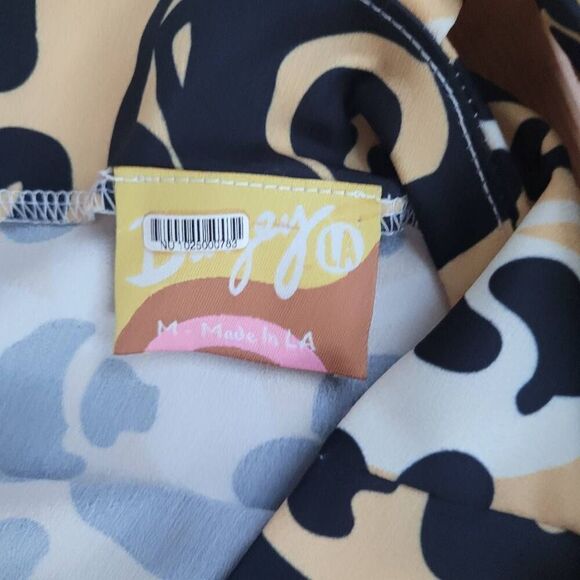 NWT free people yellow floral jumpsuit pant suit pocket boho - Picture 7 of 11